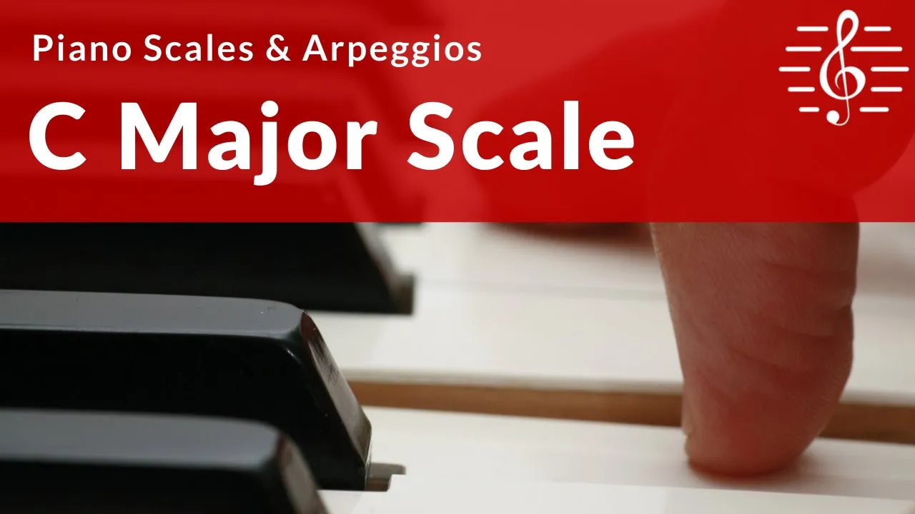 How to Play a C Major Scale - Piano Scales & Arpeggios