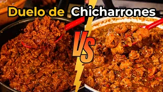 Duelo de chicharrones en salsa
