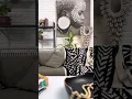 Afro boho design - before and after set transformation interior styling