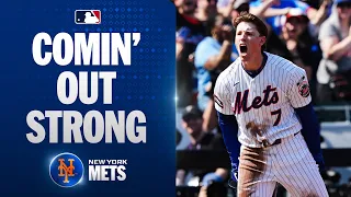 The new-look New York Mets strike for FIVE runs in the bottom of the 1st inning on Opening Day
