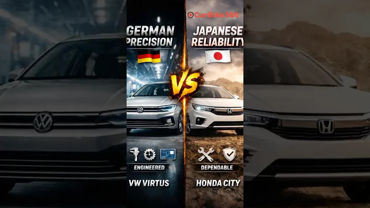 Volkswagen Virtus vs Honda City