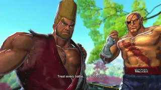 Street Fighter X Tekken Paul Intro Win Poses 