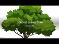 Deepest Leaves Sum Leetcode 1302