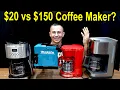 20 Coffee Maker vs 150 - Clear Winner
