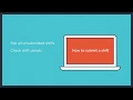 How to submit shifts