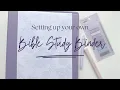 How to Set Up a Bible Study Binder Organize Your Notes Printables