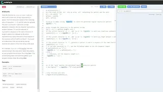 Wildcards - Interview assessment Coderbyte