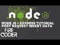 Node js Express Tutorial POST Requests Insert The Data Into MongoDB With Models Collection
