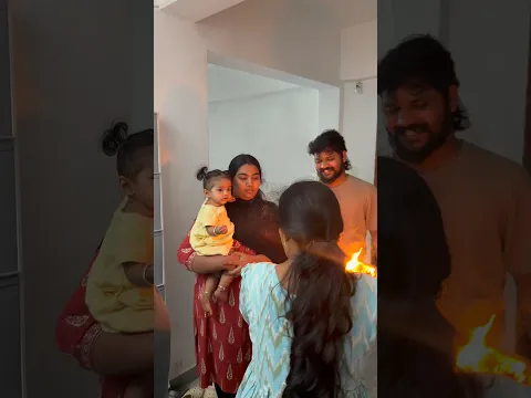 🥹❤️1 1/2 வருஷம் கழிச்சு அம்மா வீட்டுக்கு வந்துருக்கோம்😍#charuslifestyle #trending #yazhyuga #love
