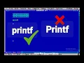 Printf Function Use In C Language In Hindi Printf