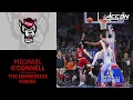NC State s Michael O Connell With The Impressive Finish To End The Half