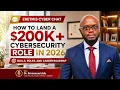 How to Land a 200K Cybersecurity Role in 2026