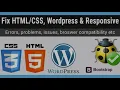 I will do bug fixes html css js wordpress