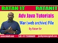 Adv java Tutorials War Web Archieve File By Rtan Sir