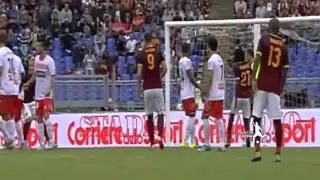 اهداف روما 5 1 كاربي في الدوري الايطالي 26 9 2015 
