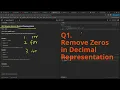 Leetcode Weekly Contest 473 Q1 Remove Zeros in Decimal Representation