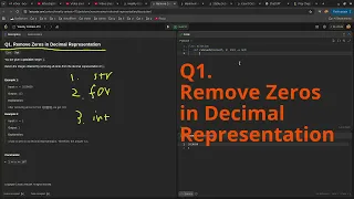 Leetcode Weekly Contest 473 Q1 Remove Zeros in Decimal Representation