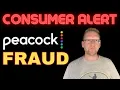 Peacock TV just committed fraud with consumers