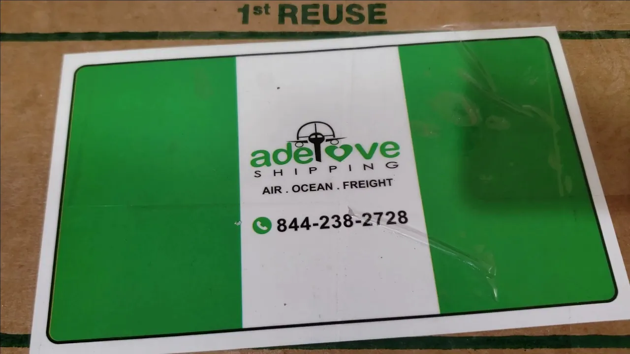 How I ship Foodstuff From Nigeria   Details about ADELOVE SHIPPING