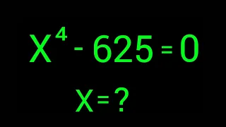 A Nice Algebra Equation X 