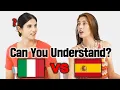 Spanish vs Italian Can they understand each other