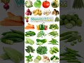 Common Vegetables Name