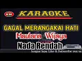 GAGAL MERANGKAI HATI-Maulana Wijaya Karaoke/Lirik Nada Rendah Pria KN7000