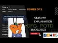 Power of 2 gfg potd today POTD GFG Problem of the Day C Java Python CodeThurst