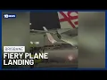 Virgin Australia Plane Wheels Catch Fire After Landing At Brisbane Airport | 10 News