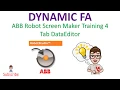 ABB Robot ScreenMaker 4 RobotStudio Programming Simulation