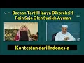 Download Lagu Bacaan Tartil dari Kontestan Indonesia, Hanya Ada Satu Poin Yang Dikomentari Oleh Syaikh Ayman.