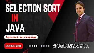 Selection Sort Algorithm Selection Sort in java Selection Sort program in java Data Structure