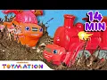 Download Lagu Train Blaze Rescues \u0026 More Adventures! | Blaze and the Monster Machines Toys | Toymation