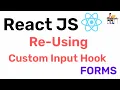 Re-Using Custom Input hook with other input field - React JS Hindi Coding Scenes