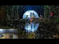 Lagu camping hujan deras membangun shelter bulat di hutan pinggir rawa santai makan enak tidur nyenyak 