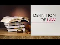 What is law