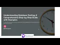 Understanding Database Testing A Comprehensive Step-by-Step Guide with Examples