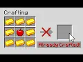 Lagu Minecraft, but Items Can Only be Crafted Once...