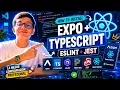 How to install React Native Expo with Typescript ESlint Prettier and Jest
