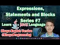 Learn Java Language Series - Java Expressions Statements and Blocks