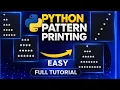 Python Pattern Printing Tutorial Star Patterns Explained Step by Step