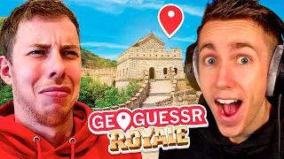 my first time playing geoguessr battle royale w miniminter