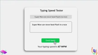 How to create a Typing Speed Tester Html CSS TYPING TESTER