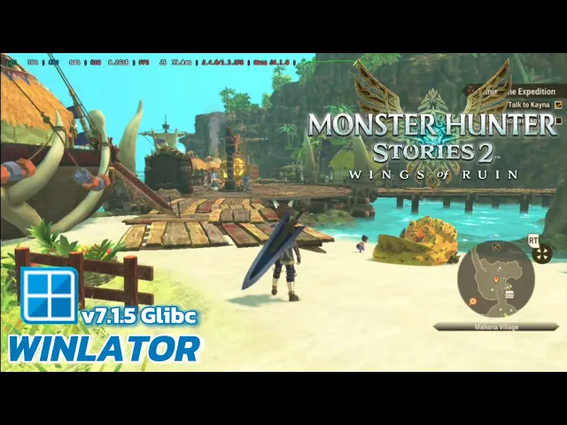 Winlator Glibc - Gameplay Monster Hunter Stories 2 Wings Of Ruin (Windows) | Crash &amp; Freeze Issue