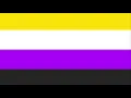 Animated non-binary flag