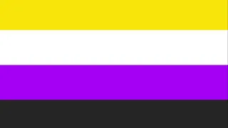 Animated non-binary flag