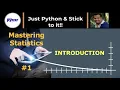 Intro to Mastering Statistics for DataScience learn statistics statistics for data analysis
