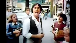Julie Piekarski in Be a Pepper Dr Pepper commercial with David Naughton 1977