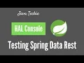 Spring Data REST - Testing using HAL Browser Java Techie