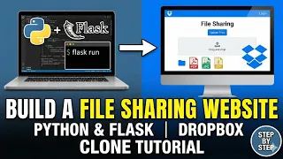 Build a File Sharing Website with Python Flask Dropbox Clone Tutorial Step by Step
